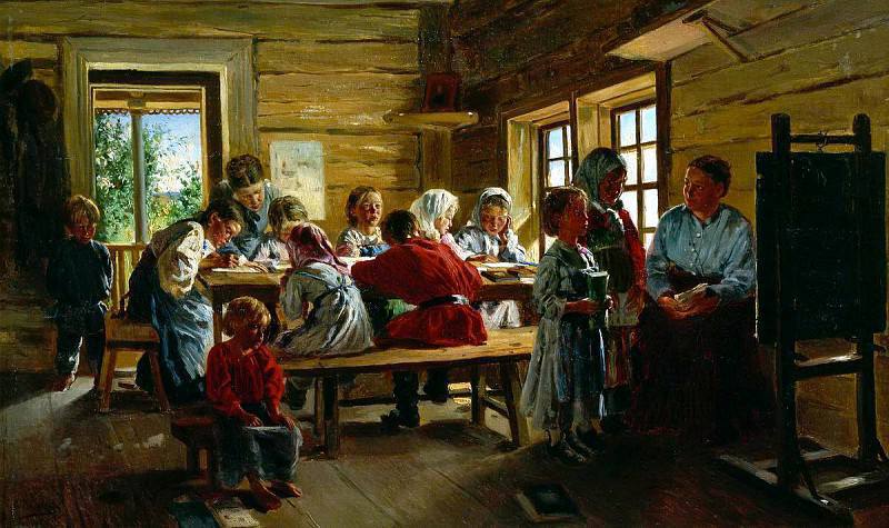 Makovsky Vladimir- Village School